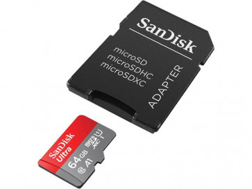 SanDisk microSDXC-Karte Ultra UHS-I A1 64 GB