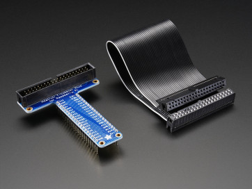 Assembled Pi T-Cobbler Plus - GPIO Breakout - Pi A+, B+, Pi 2, Pi 3, Pi 4, Zero