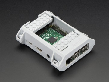 SmartiPi Kit - SmartiPi - Building Block Compatible Case für Raspberry Pi B+ / Pi 2/3 - Gray
