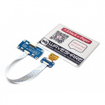 5.83inch E-Ink display HAT (600x448), red/black/white three-color