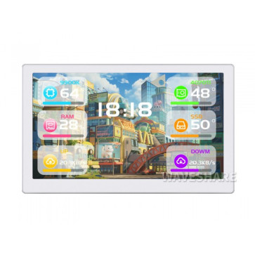 7 Inch USB Monitor, PC case secondary screen, 1024×600 Resolution, silver