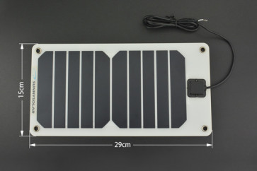 Semi Flexible Monocrystalline Solar Panel (5V 1A)