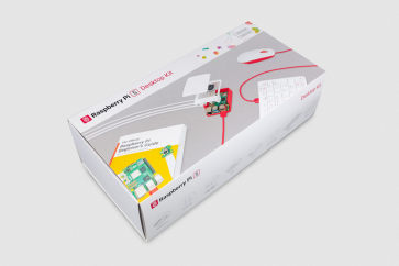 Offizielles Raspberry Pi 5 Desktop Kit mit Pi 5 / 8GB und Buch, Tastatur und Maus (DE-Version)