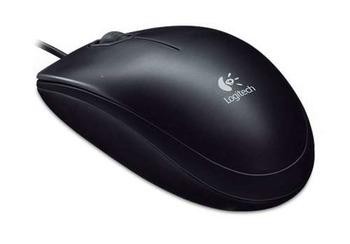 Logitech Optical Mouse B100 schwarz (Maus)