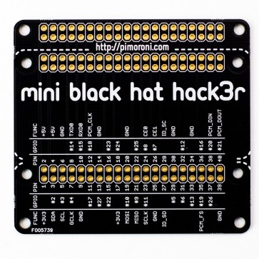 Pimoroni Mini Black HAT Hack3r - Fully Assembled