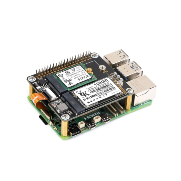 PCIe To 2-ch M.2 Adapter for Raspberry Pi 5