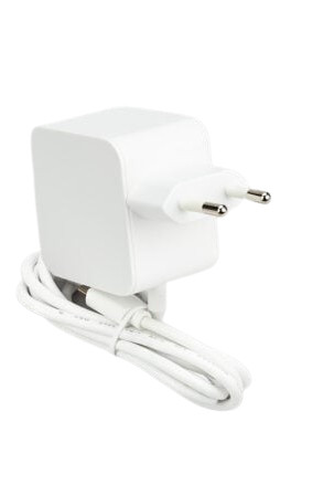 27W USB-C PD Power Supply EU Plug White