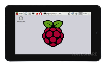 7inch Capacitive Touch Display with Case and Camera for Raspberry Pi 
