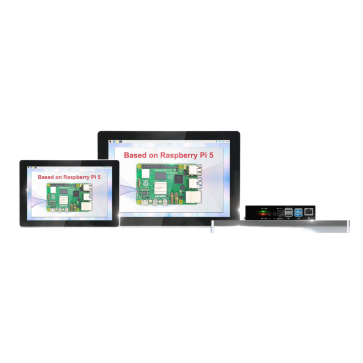 EDATEC HMI3020, 10,1" Touch Screen Industrial, with Camera, 4GB RAM, 128GB SSD, PoE Module - based on Pi5