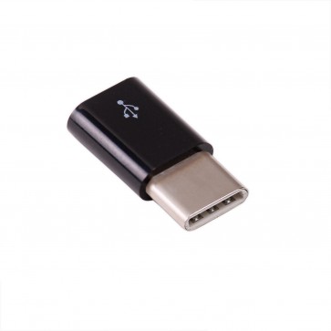 USB micro-B to USB-C Adapter Black