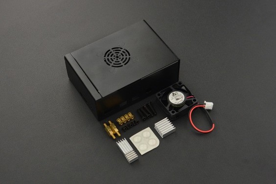 Raspberry Pi - Metal Case with Heatsink 