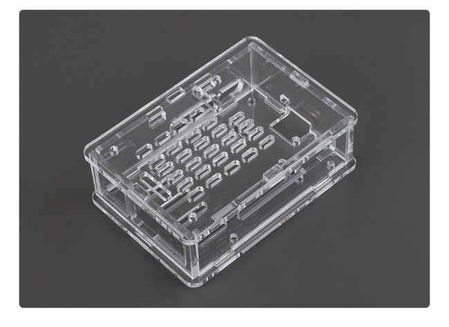 Raspberry Pi - Clear Acrylic Case for Raspberry Pi 5, Supports installing Official  Active Cooler