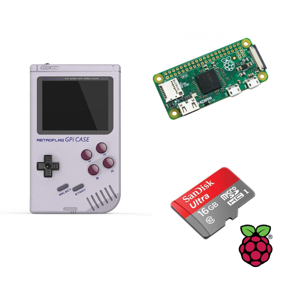 industri sammensatte Voksen Raspberry Pi - RetroFlag Bundle (Gameboy Inspired) for Raspberry Pi Zero