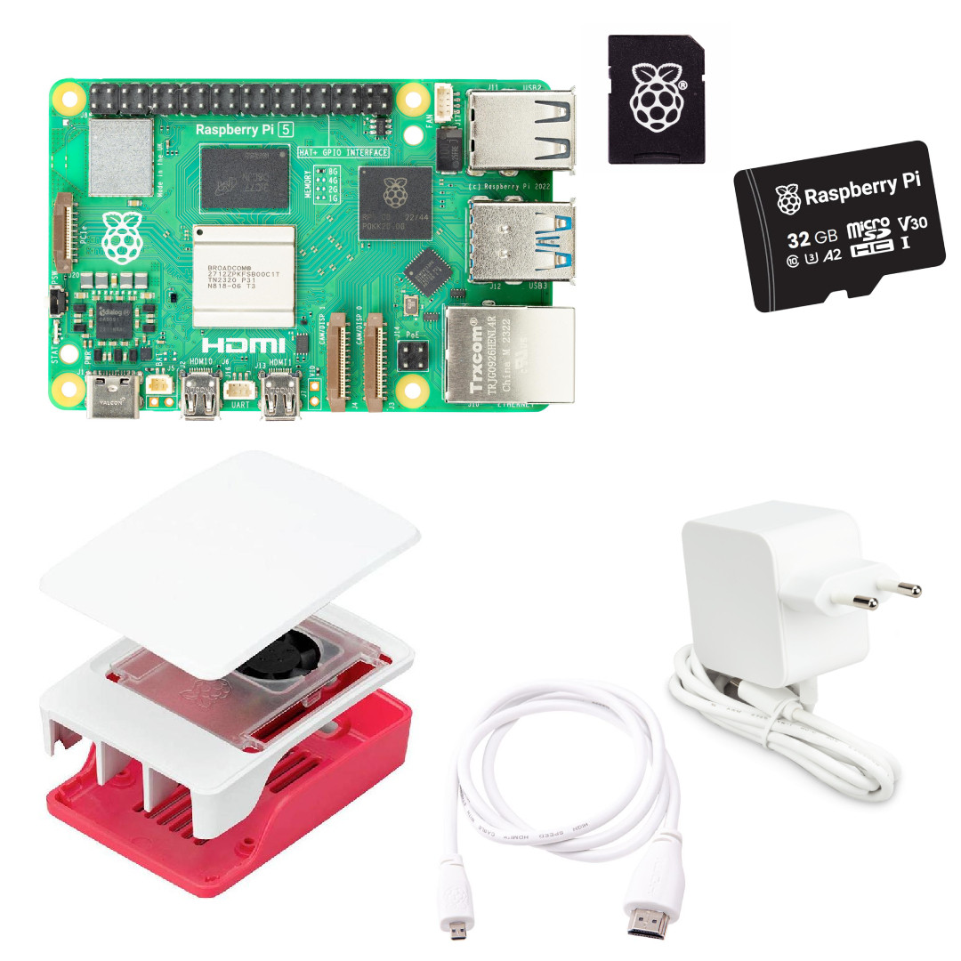 Raspberry Pi - Raspberry Pi 5 Starter Kit - Pi 5/2GB