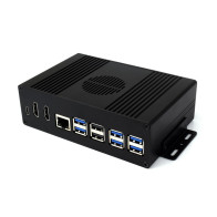 Multi-functional All-in-one Mini-Computer Kit Designed for Raspberry Pi 5, PCIe to 4-ch USB 3.2 Gen1