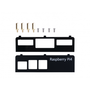 re_computer case: Side Panels For Raspberry Pi 4 With Standoffs