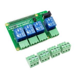 4-Relay Heavy Duty Stackable Card