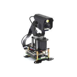 360° Omnidirectional High-Torque 2-Axis Expandable Pan-Tilt Camera Module, EU Power plug
