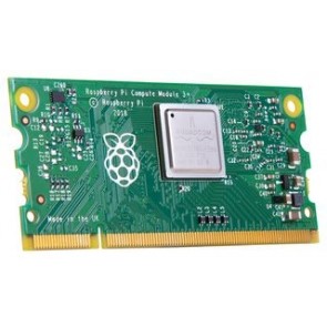 CM3+/16GB -  Single Board Computer, Raspberry Pi Compute Module 3 +, BCM2837B0 SoC, 16GB eMMC Memory
