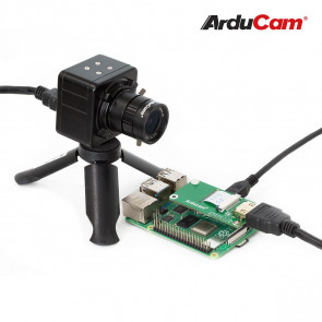 Arducam Complete High Quality Camera Bundle for Raspberry Pi, 12.3MP IMX477 Camera Module with 6mm CS-Mount Lens and Metal Enclosure