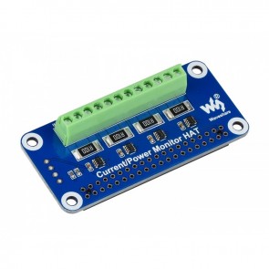 4-ch Current/Voltage/Power Monitor HAT for Raspberry Pi, I2C/SMBus