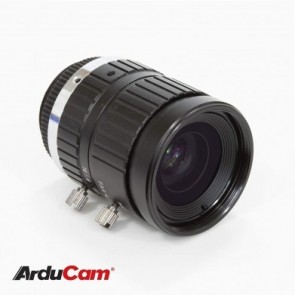 Arducam C-Mount Lens for RPi HQ Camera, 16mm Focal Length with Manual Focus and Adjustable Aperture