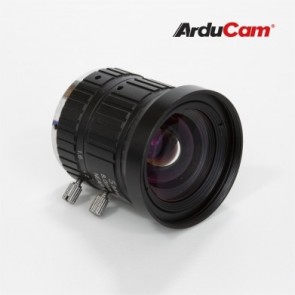 Arducam C-Mount Lens for RPi HQ Camera, 8mm Focal Length with Manual Focus and Adjustable Aperture