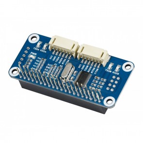 Serial Expansion HAT for Raspberry Pi, I2C Interface, 2-ch UART, 8 GPIOs