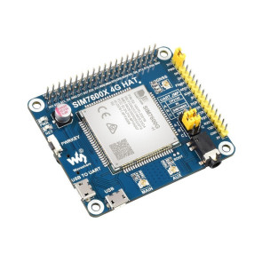 SIM7600G-H 4G HAT For Raspberry Pi, LTE Cat-4 4G / 3G / 2G Support