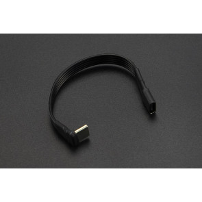 Type-C L-Shaped Male to Female Extension Cable