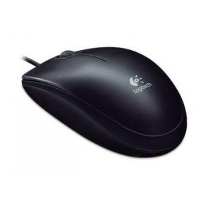 Logitech Optical Mouse B100 schwarz (Maus)