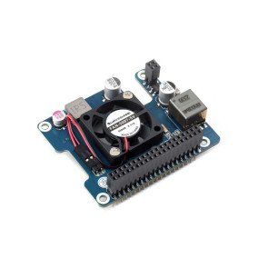 Power Over Ethernet HAT for Raspberry Pi 5, Onboard Cooling Fan