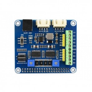 Stepper Motor HAT fur Raspberry Pi, drives Two Stepper Motors - für 2 Schrittmotoren