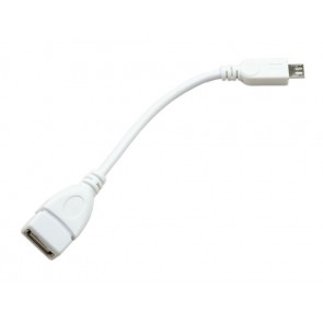 Pi Zero USB Adaptor White (USB OTG Host Cable)