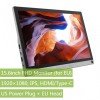 15.6inch Universal Portable Touch Monitor mit Cover