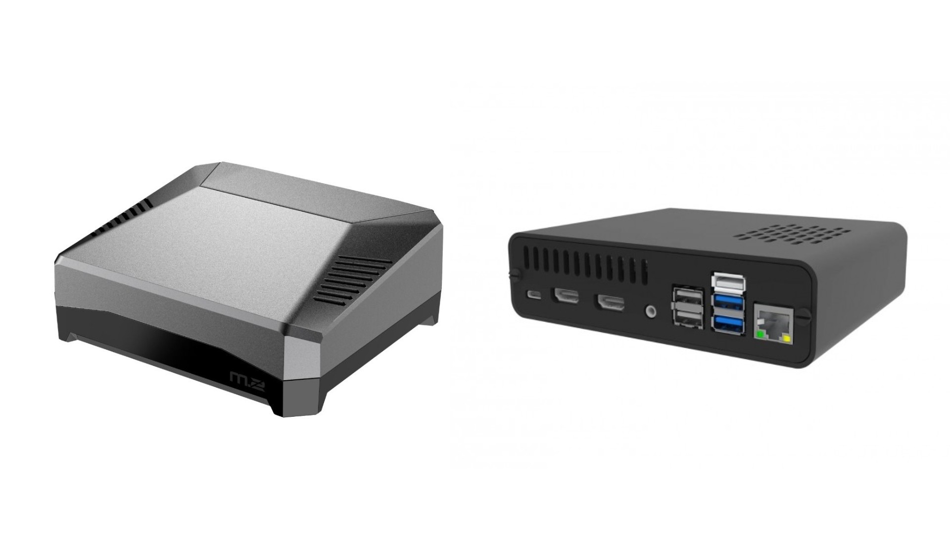 Metallgehäuse mit Anschluss für eine SSD